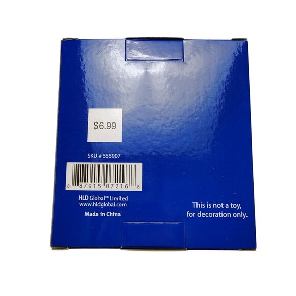 Merry Christmas 2024 Townhouse Collectible Ornament With Fine European Crystal - Picture 2 of 2